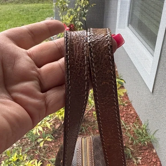 vintage Celine Macadam barrel bag w/ inside stain - Picture 9 of 12